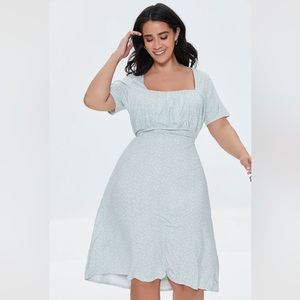 NWT - Forever 21 Plus Size Ditsy Floral Print Dress